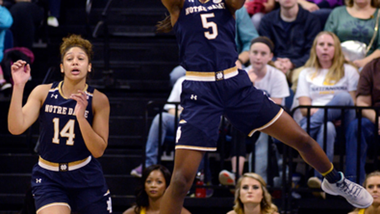 Allen helps No. 2 Notre Dame women defeat Chattanooga 79-58 (Dec 27, 2016)